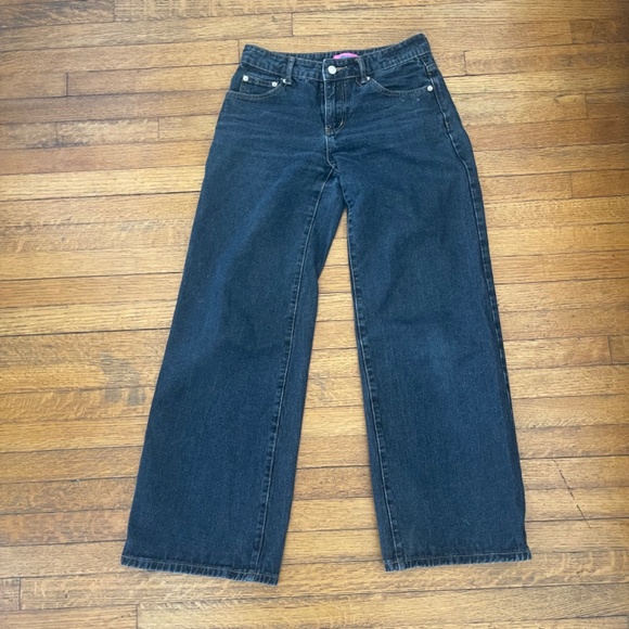 Edikted Low Rise Wide Leg Jeans - Sz XS - Picture 2 of 9